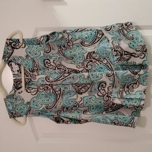 Liz Claiborne Paisley Blouse